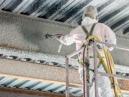 Spray Applied Fireproofing close - Home Page - 450x338