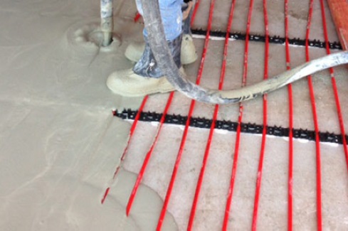 Gypcrete Installation Process