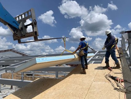 Nettles - Artavia Recreation Center - Tectum roof deck Install